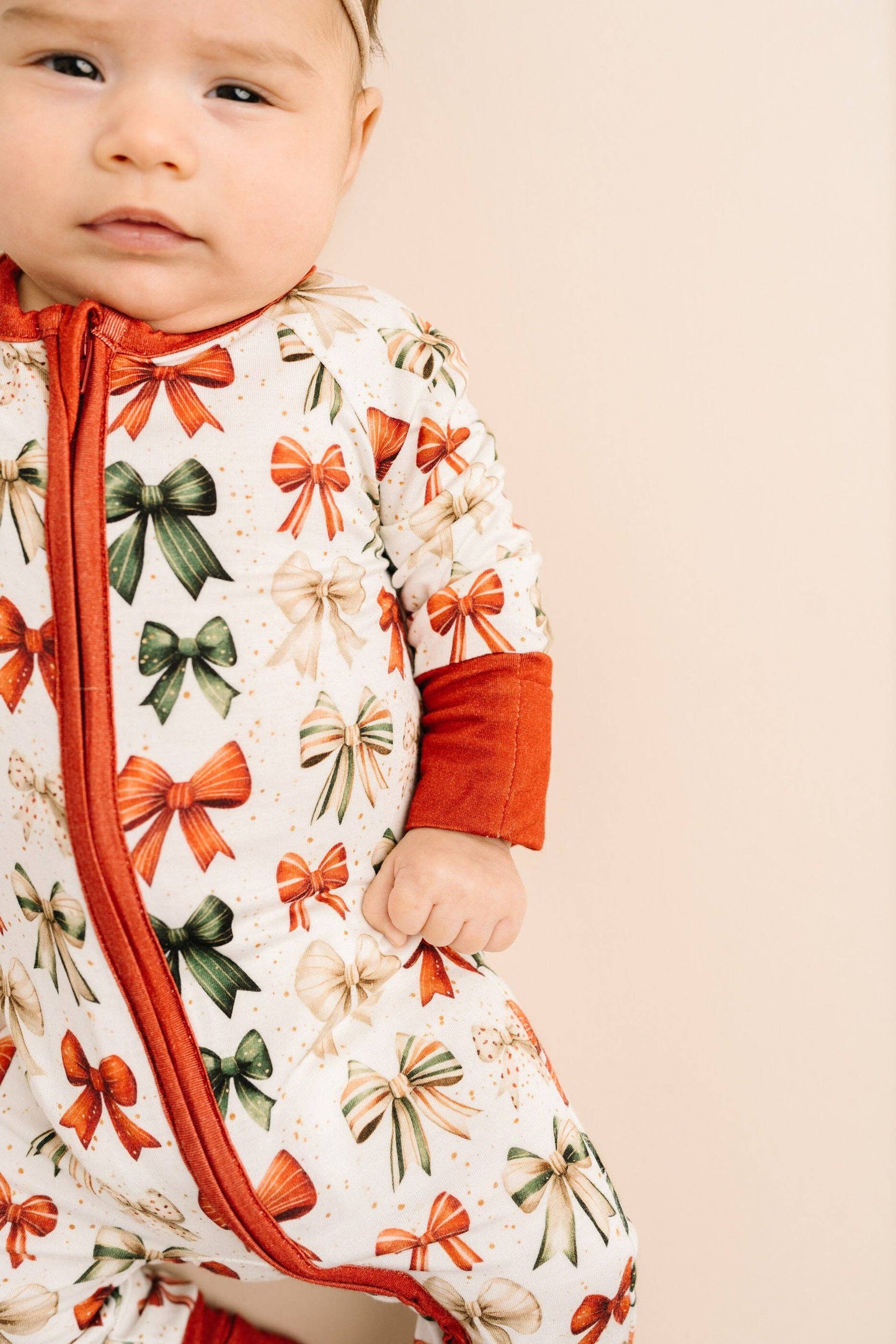 Holiday Bows Bamboo Sleeper