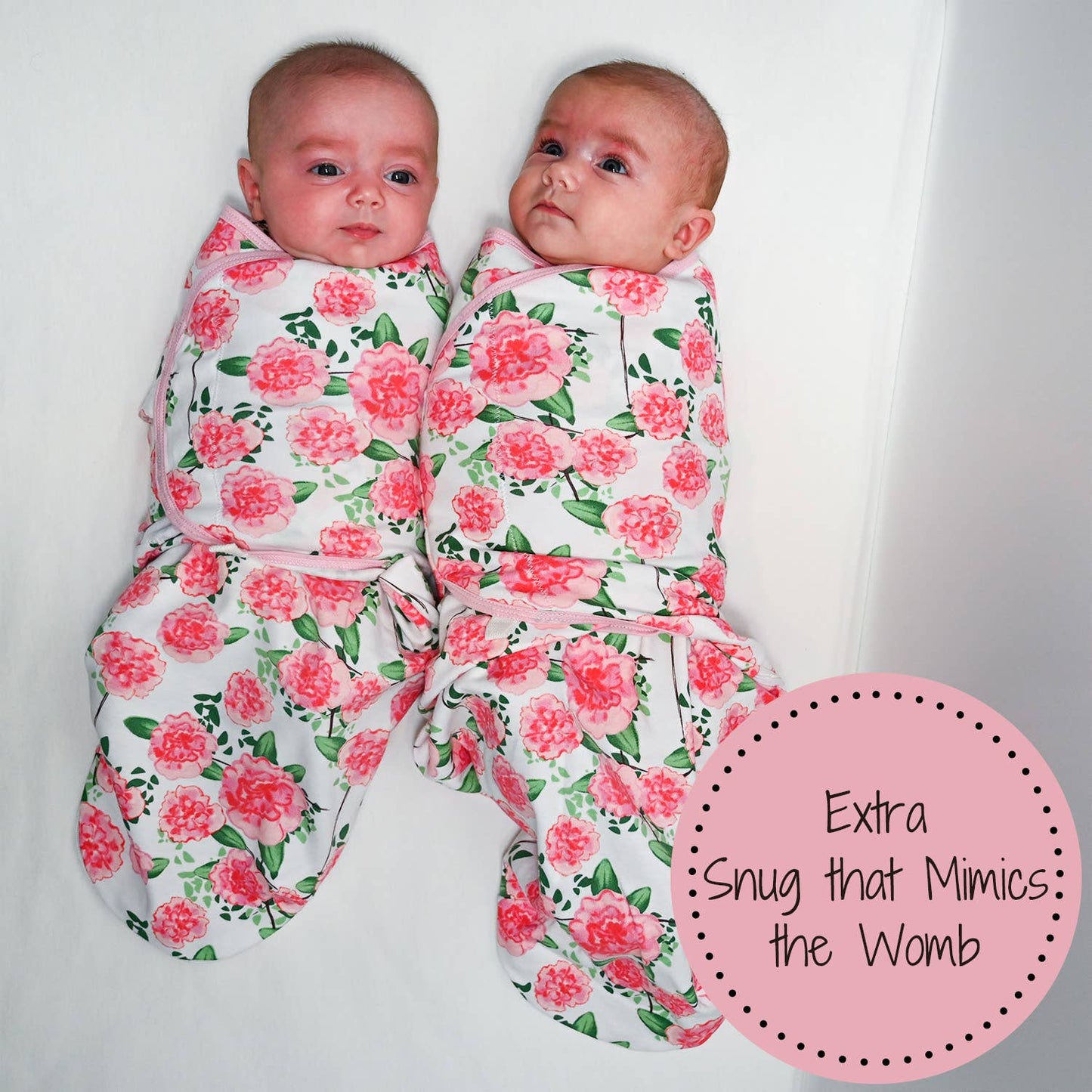 Velcro Newborn Rose Swaddle Sack
