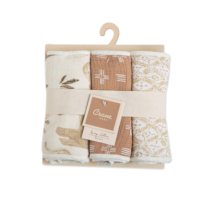 Kendi 3-Pc. Burp Cloths