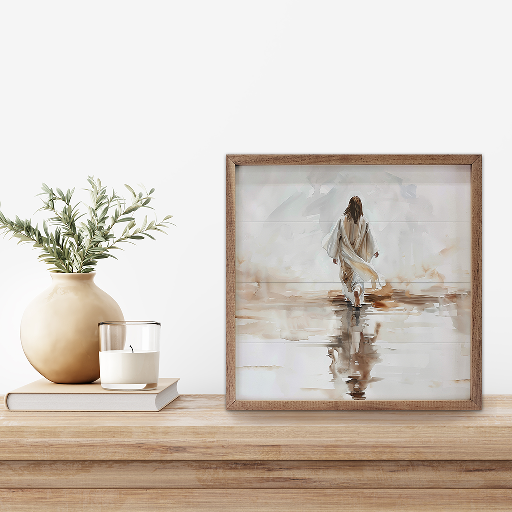 Walking On Water Wood Canvas
