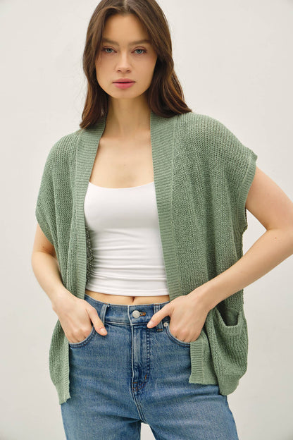 Short Sleeved Cardigan