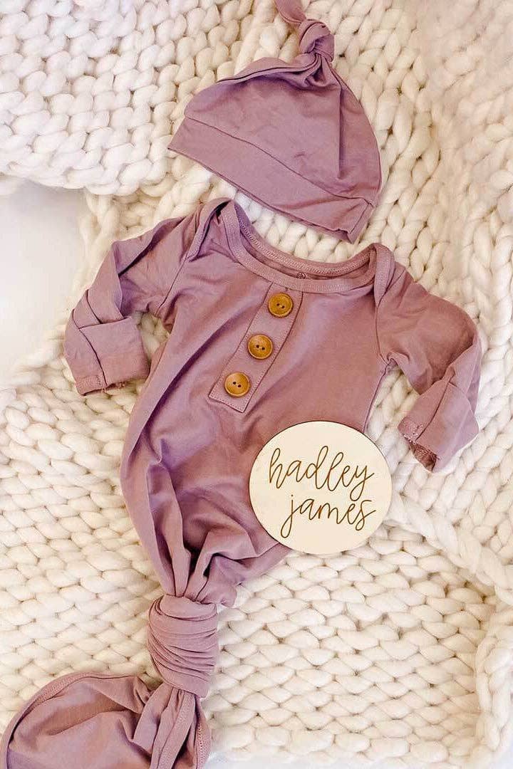 Ellie Bamboo Knotted Gown Set