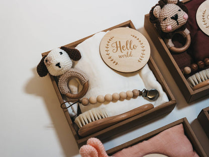 Welcome Baby Gift Box - Charming 6-Piece Set for Newborns