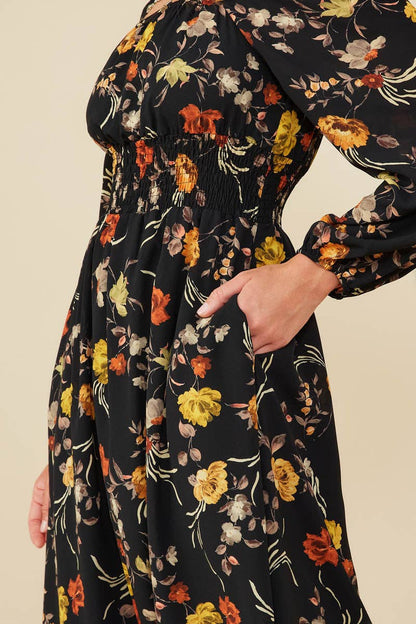 Hayden Fall Floral Dress