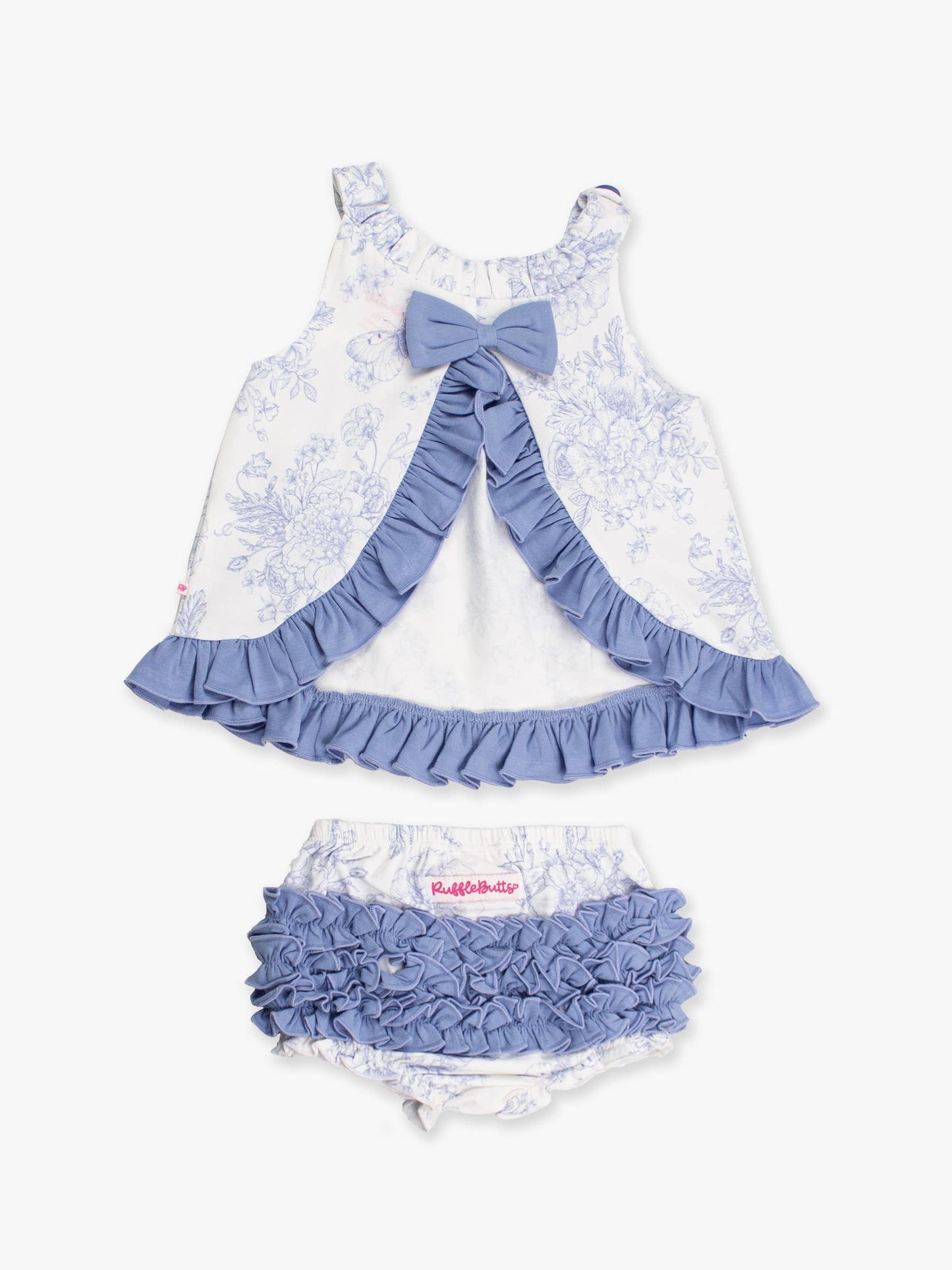 Periwinkle Butterfly Bloomer Set