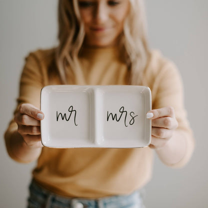Mr. and Mrs. Trinket Tray