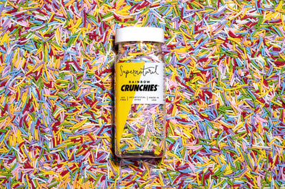 Supernatural Dye-Free Rainbow Crunchies Sprinkles
