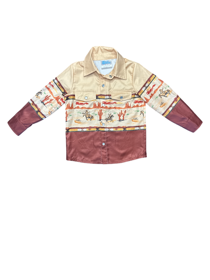 Desert Cowboy Pearl Snap Shirt