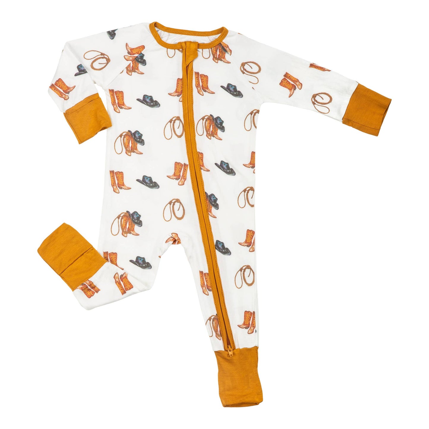Bamboo Boots Zip Pjs