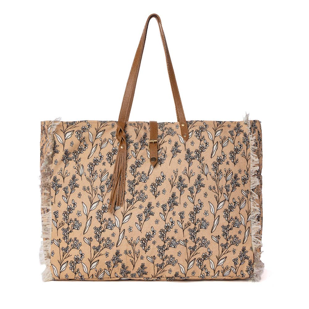 Myra Brookside Weekender Bag in Warm Tan