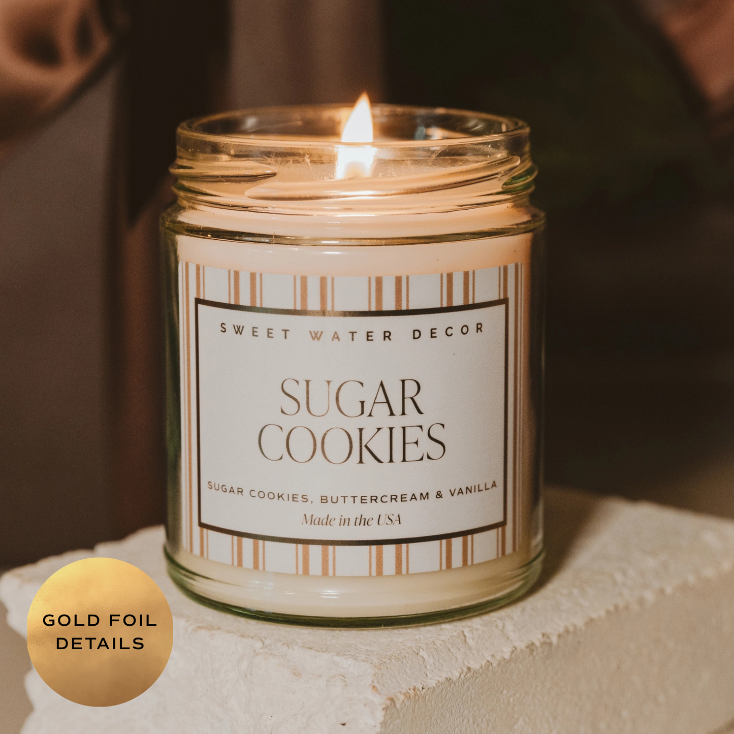 Sugar Cookies 9 oz Soy Candle - Christmas Decor