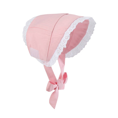 Pink & Lace Summer Bonnet