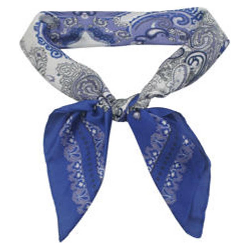 PAISLEY MEDALLION PRINT SILKY BANDANA
