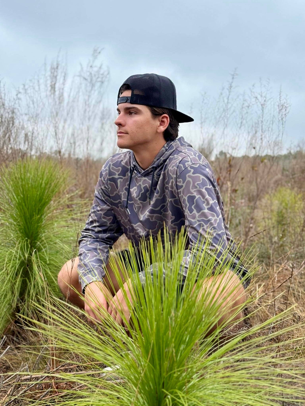 Woodland Camo Fleece Hoodie