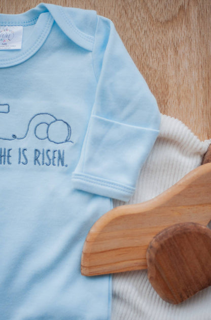 Baby Boy Easter Romper | True Story He Has Risen