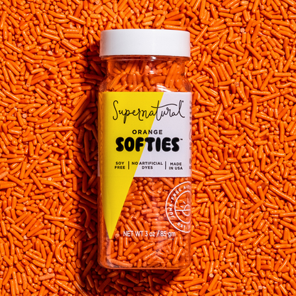 Supernatural Dye-Free Softies Sprinkles: Orange