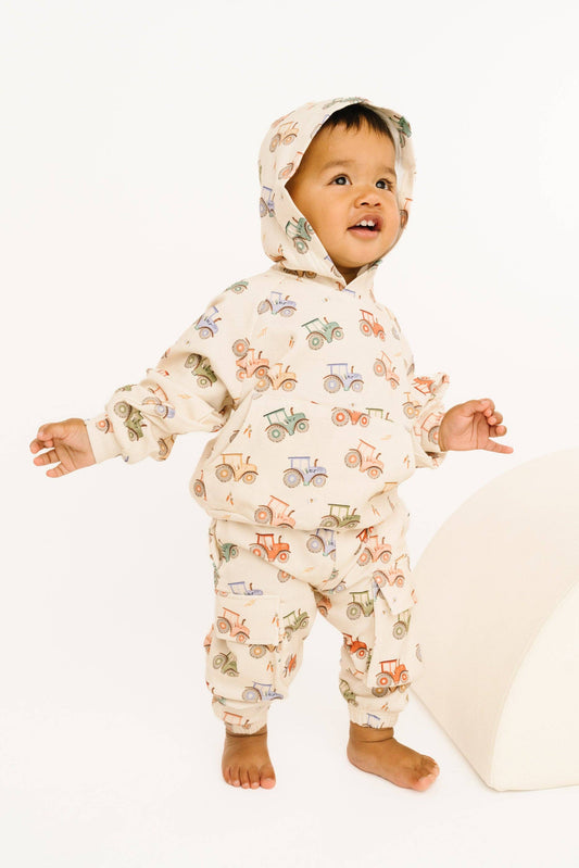 Tractor Ride Cargo Hoodie Set