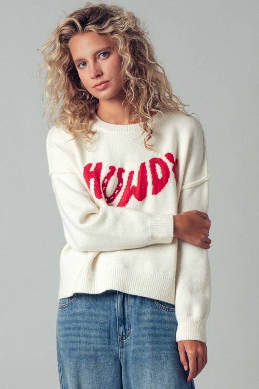 Howdy Sweater