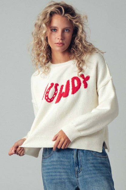 Howdy Sweater