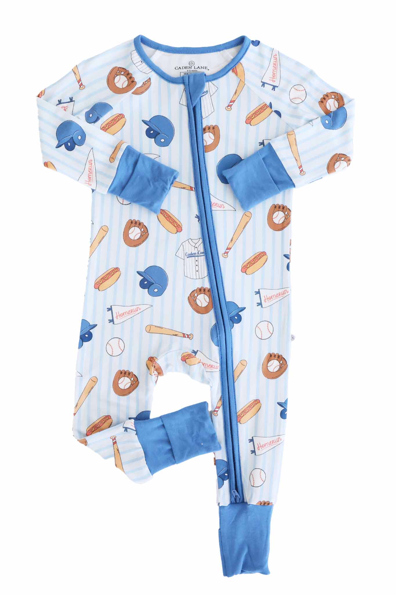 Ballpark Bros Convertible Bamboo Zip Romper