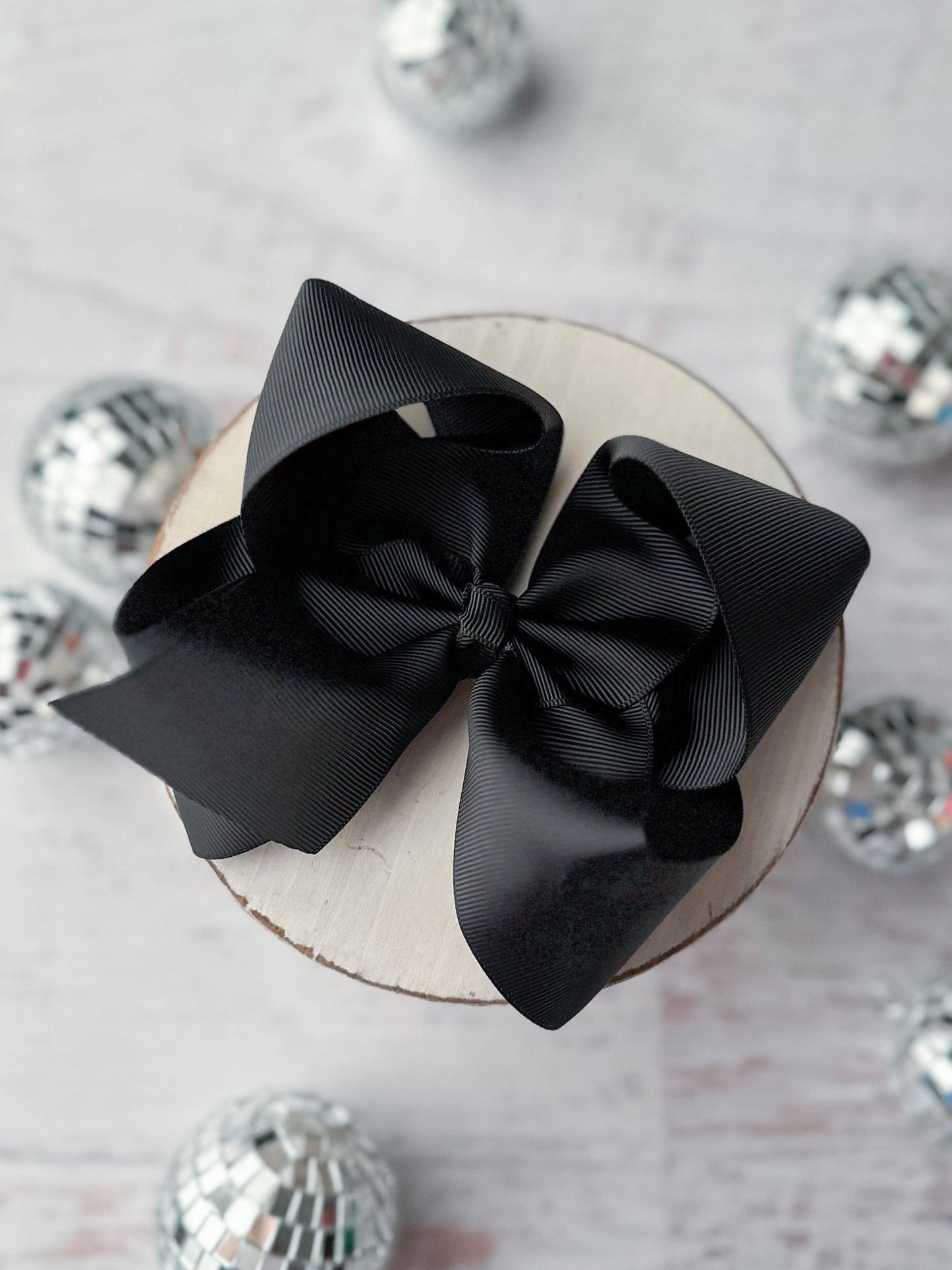 Oversize Grosgrain Hair Bow - Alligator Clip - 5.5"