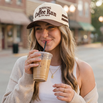 MORNING COFFEE RUN TRUCKER HAT