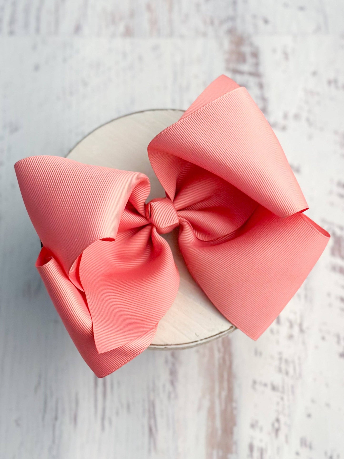 Texas Size Grosgrain Hair Bow - Alligator Clip - 6.5"