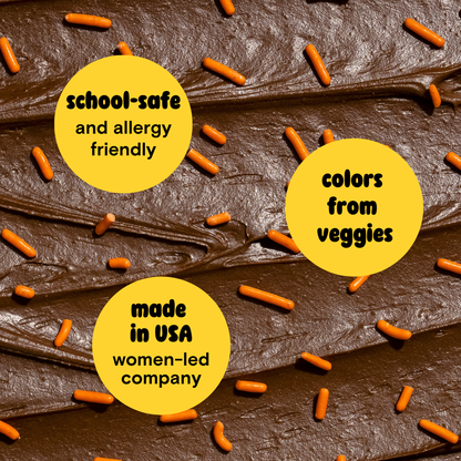 Supernatural Dye-Free Softies Sprinkles: Orange