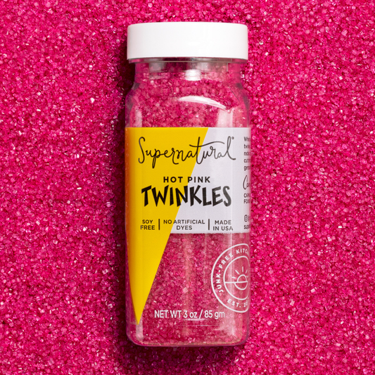 Supernatural Twinkles Sanding Sugar: Hot Pink
