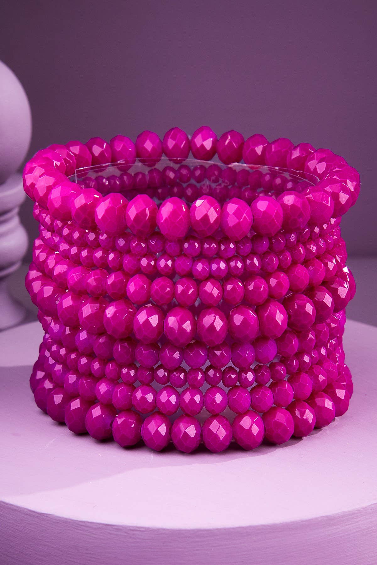 Glass Bead 9 Set Bracelet