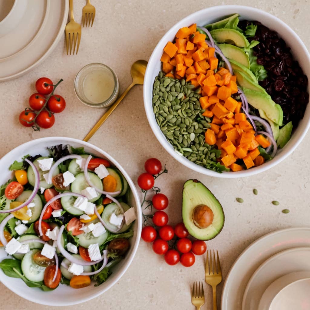 Kook Ceramic Salad Bowls, Set of 2