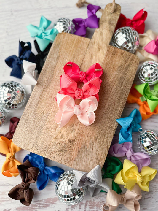 Original Grosgrain Hair Bow - Alligator Clip - 3"