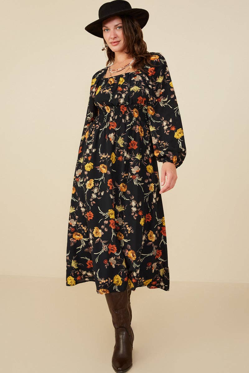 Hayden Fall Floral Dress