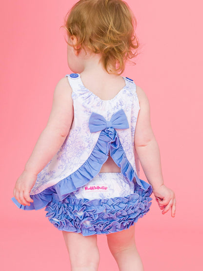 Periwinkle Butterfly Bloomer Set