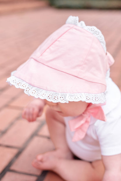 Pink & Lace Summer Bonnet