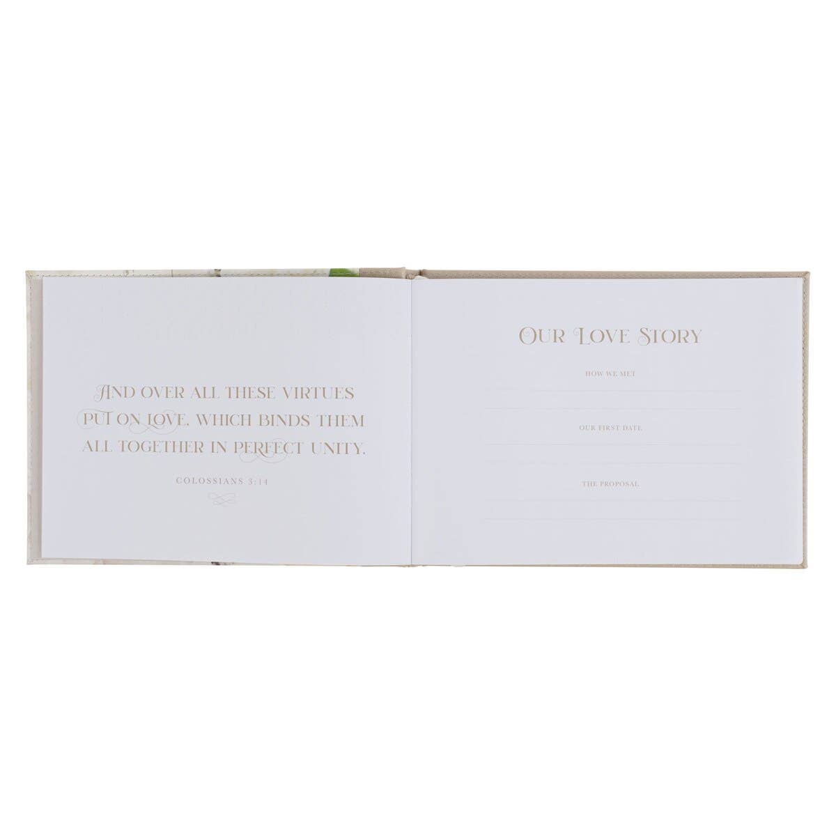 Love Floral Guest Book