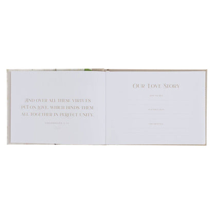 Love Floral Guest Book