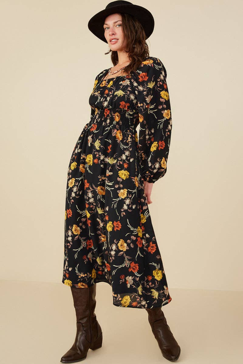Hayden Fall Floral Dress