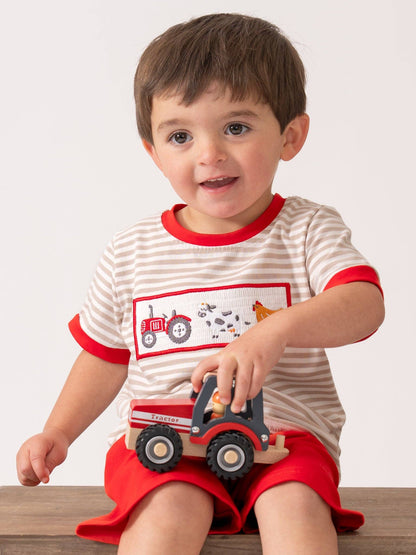 Farm Friends Smocked Outfit