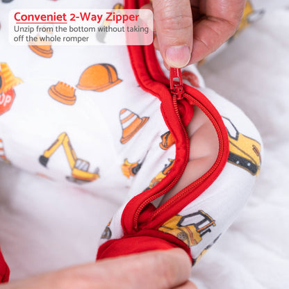 Bamboo Construction Zip Pjs