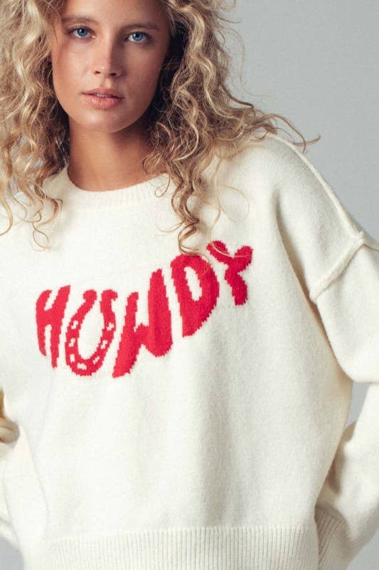 Howdy Sweater