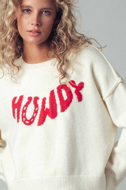 Howdy Sweater