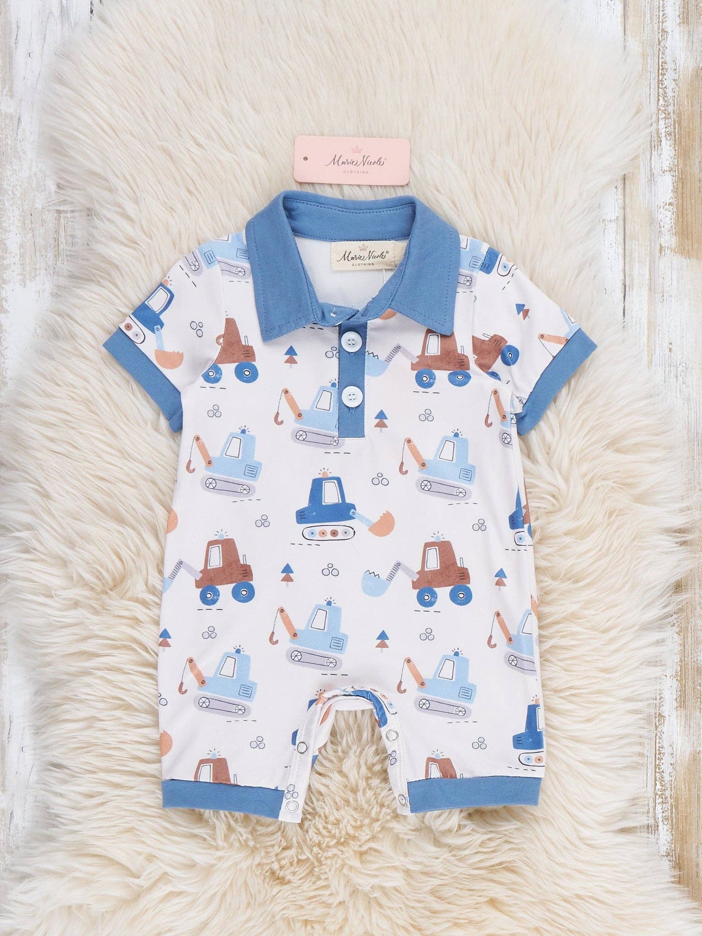 Excavators Polo Romper