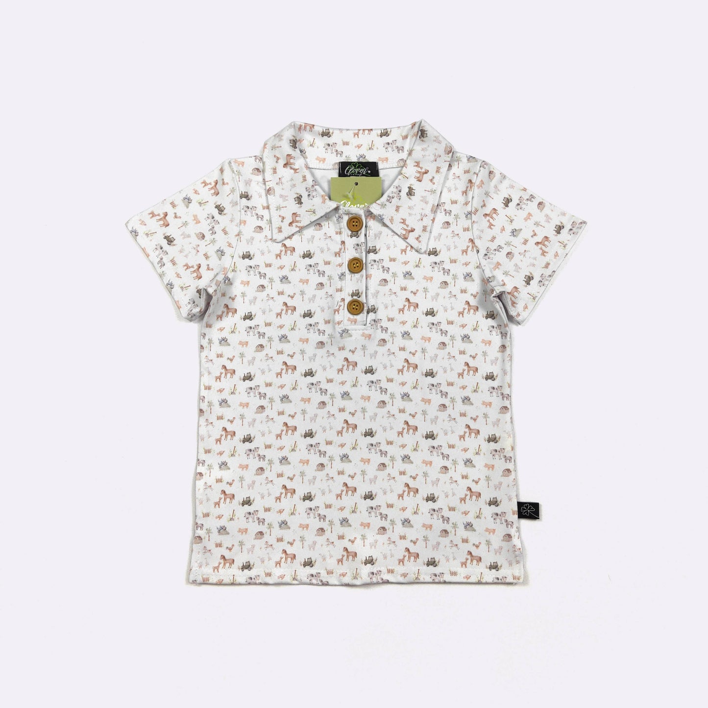 Mini Farm Boy Collar Shirt