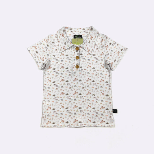 Mini Farm Boy Collar Shirt