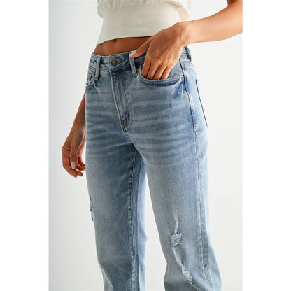 Presley High Rise Ankle Straight