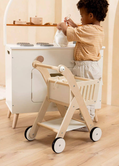 Wooden Shopping Cart