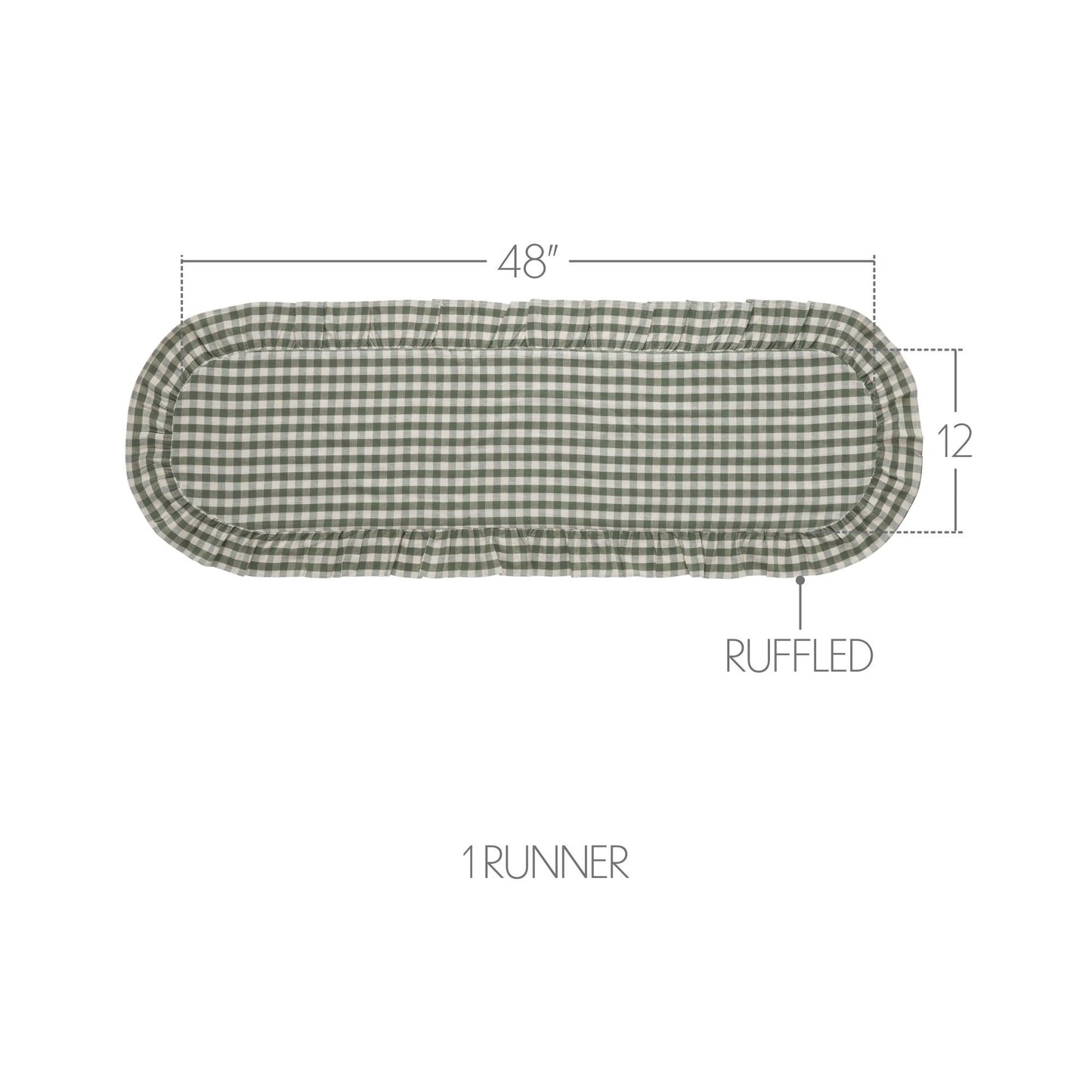 Rosehill Cottage Gingham Table Runner