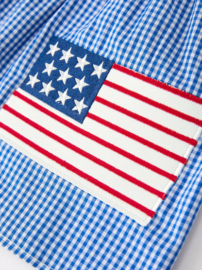 Girls Bow Flag Dress
