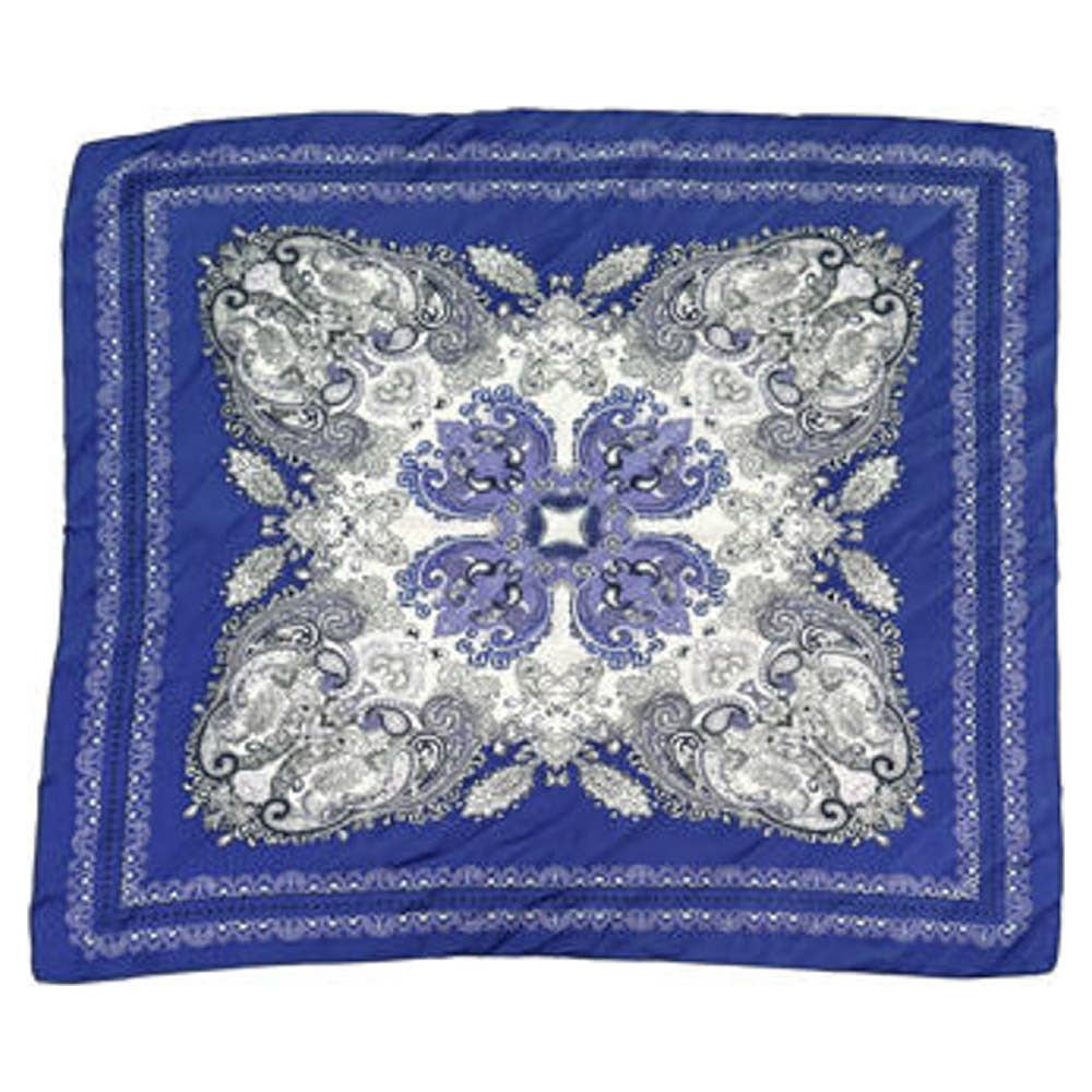 PAISLEY MEDALLION PRINT SILKY BANDANA